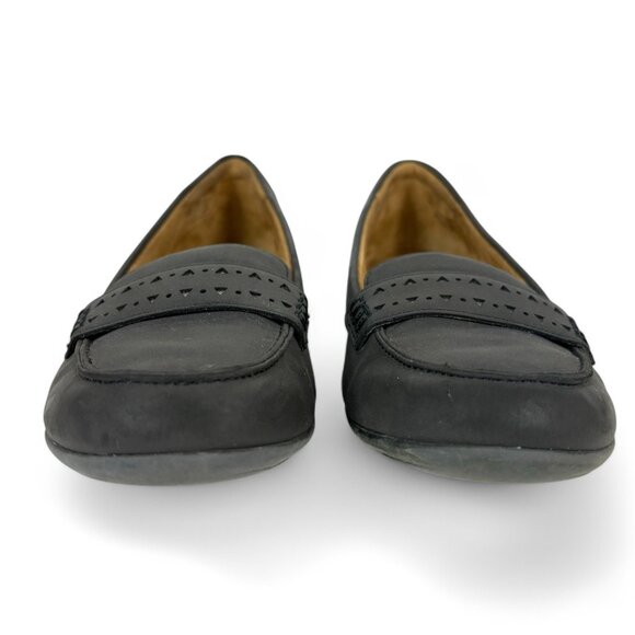 Natural Soul Naturalizer Black Loafers Size 8M Generous Preppy Office - Picture 6 of 14